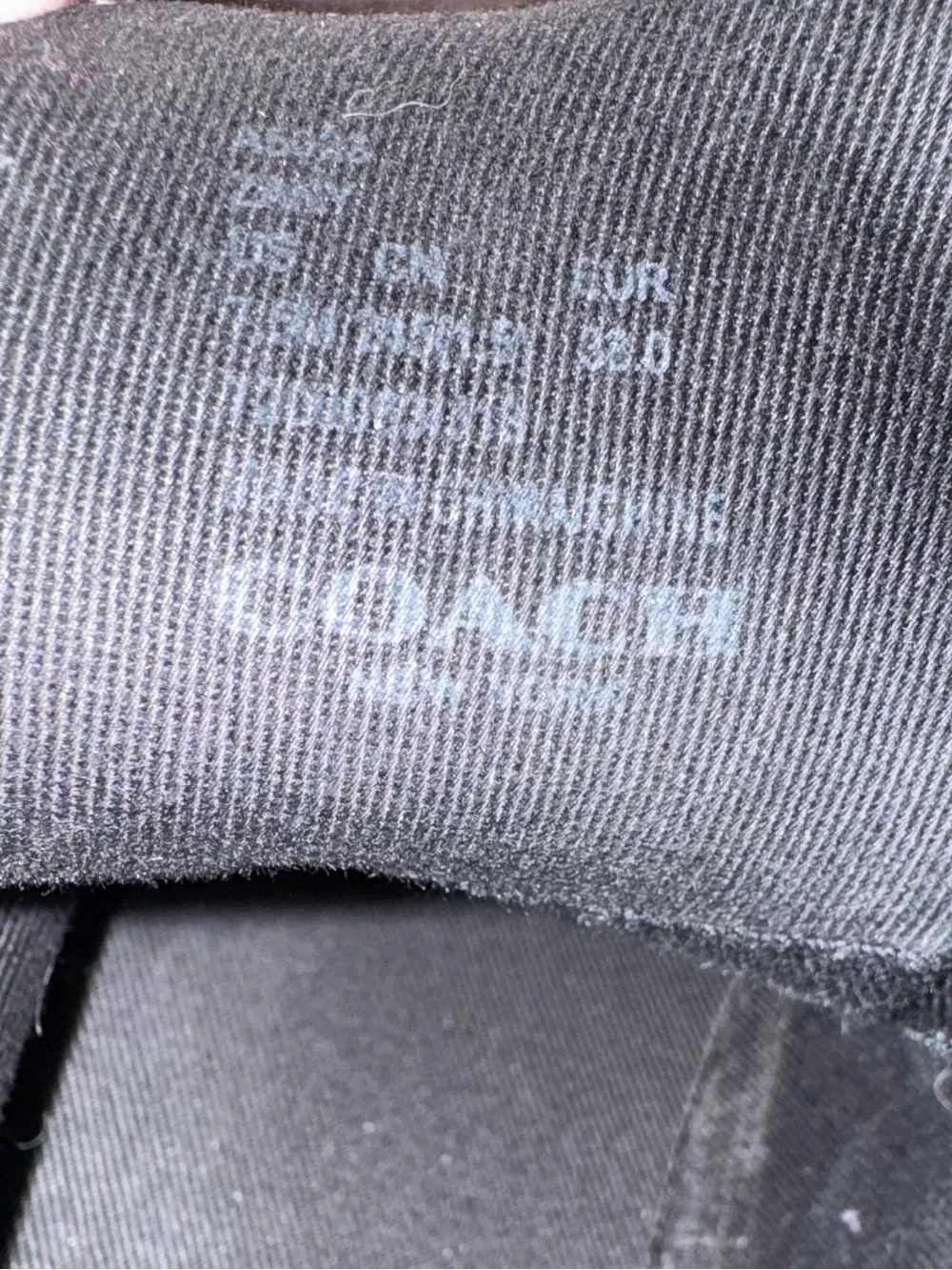 Coach Signature Sneakers Black Gray High Top Logo Lace Up Women’s 7.5